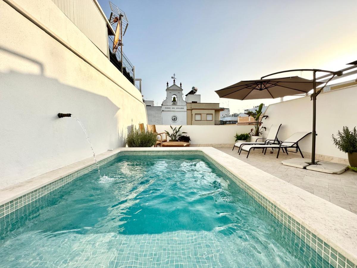 Apartamento Duplex Con Piscina Privada En Terraza 알칼라데과다이라 외부 사진